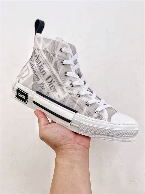 dior b23 high top daniel asham newspaper|B23 High.